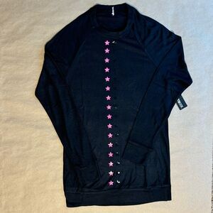 NWT Ultracor Flash Knockout Long Sleeve with Pink and Black Stars